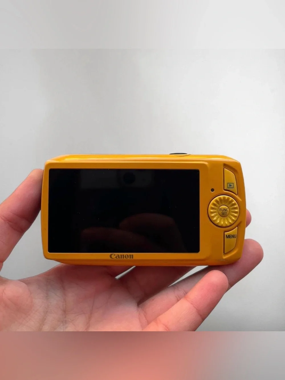 rare New w Box Canon IXY 30S matte yellow camera w Battery, Case, Charger includ